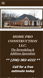 Mobile Screenshot of homeproconst.com